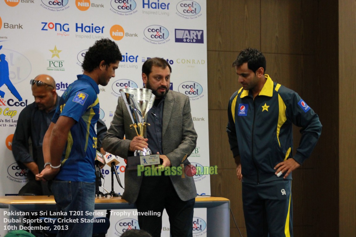 Pakistan vs Sri Lanka T20I Series - Trophy Unveiling