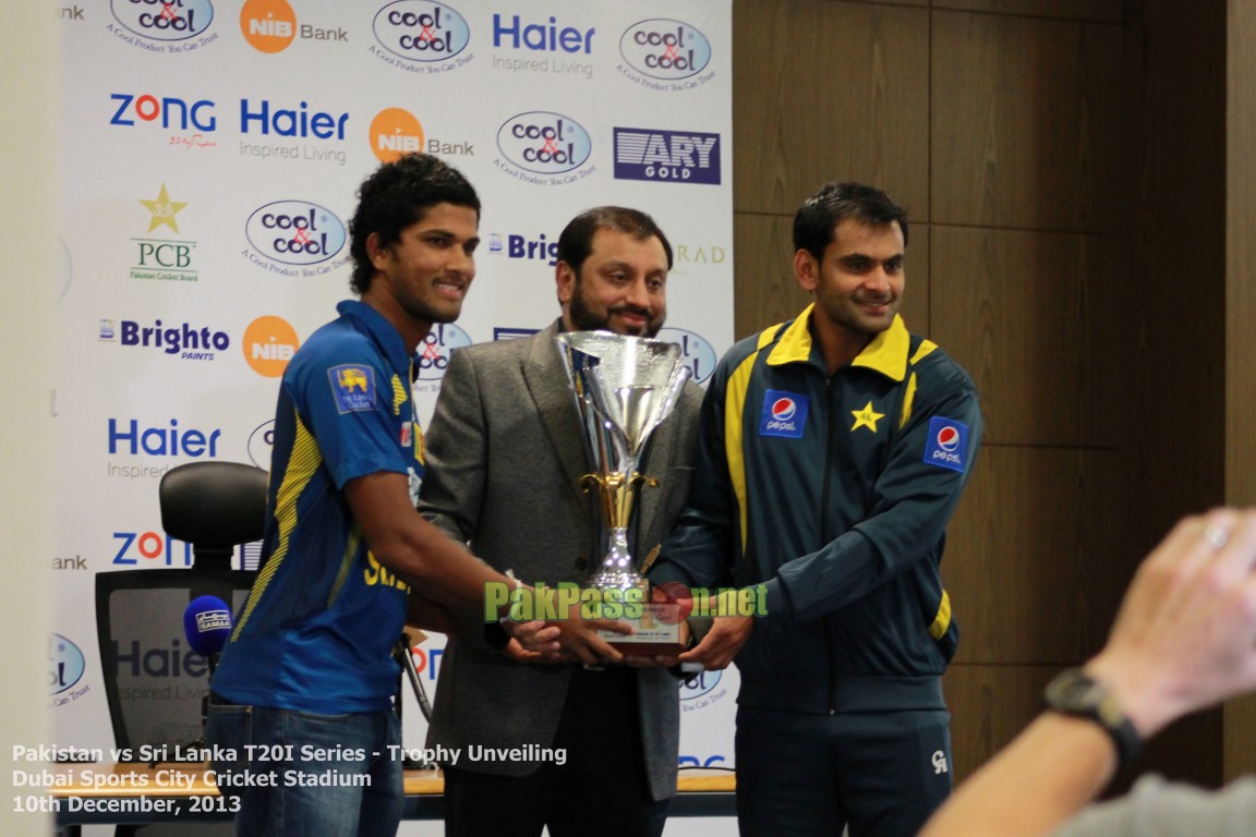 Pakistan vs Sri Lanka T20I Series - Trophy Unveiling