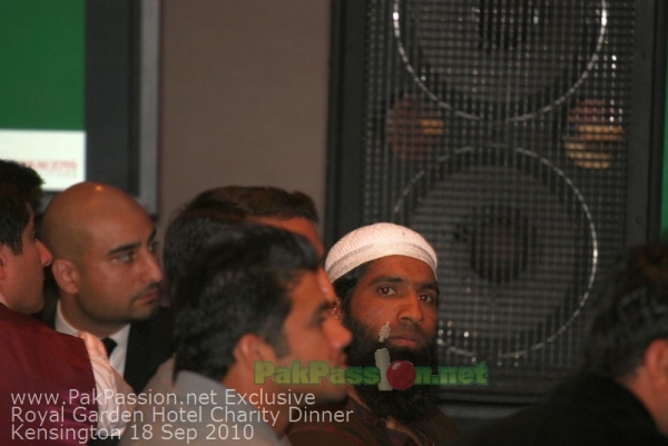 Pakistani Players at Fundraising Dinner Night