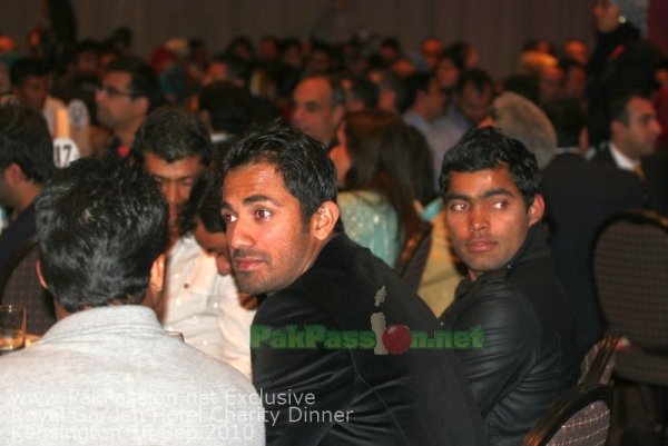 Pakistani Players at Fundraising Dinner Night