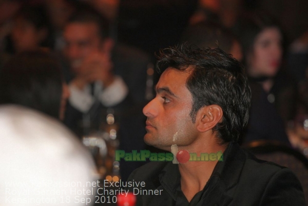 Pakistani Players at Fundraising Dinner Night