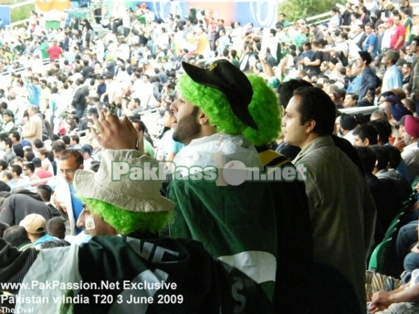 Pakistani supporters at The Oval