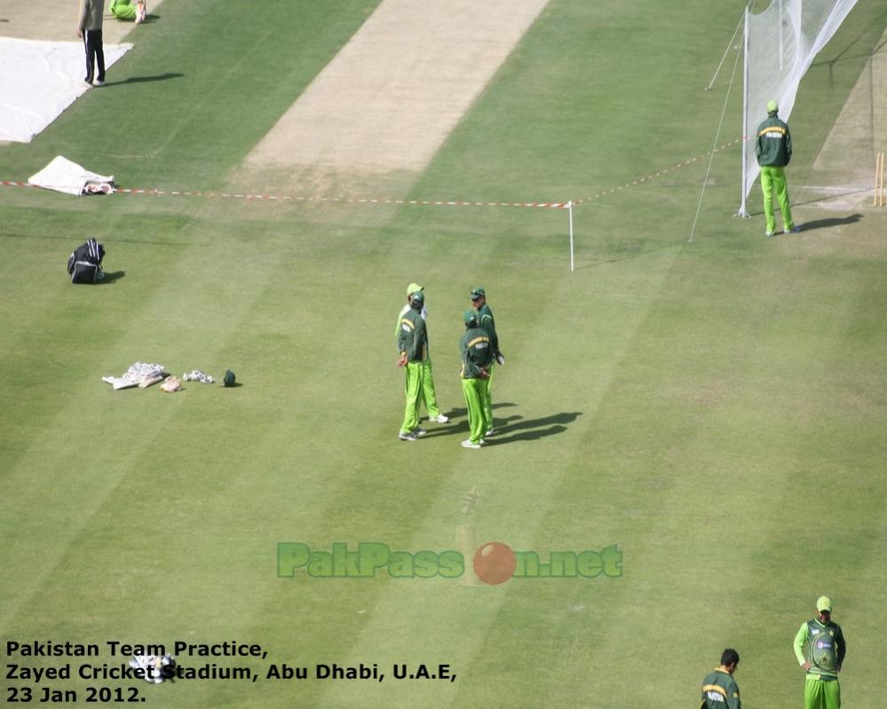 Pakistan's Training Session at Shiekh Zayed Stadium | Abu Dhabi | 23 Januar