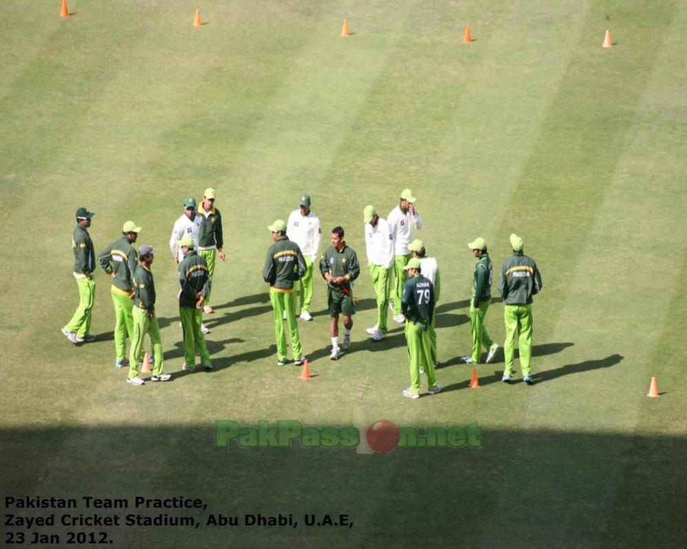 Pakistan's Training Session at Shiekh Zayed Stadium | Abu Dhabi | 23 Januar