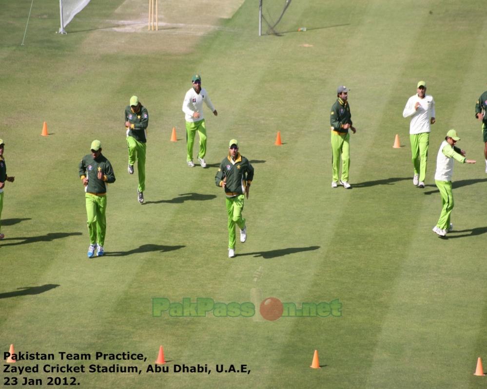 Pakistan's Training Session at Shiekh Zayed Stadium | Abu Dhabi | 23 Januar