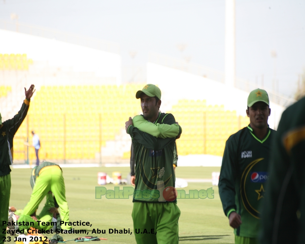 Pakistan's Training Session at Shiekh Zayed Stadium | Abu Dhabi | 23 Januar