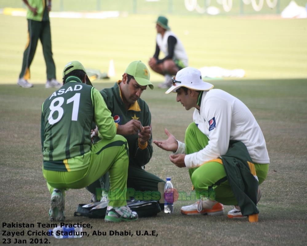 Pakistan's Training Session at Shiekh Zayed Stadium | Abu Dhabi | 23 Januar