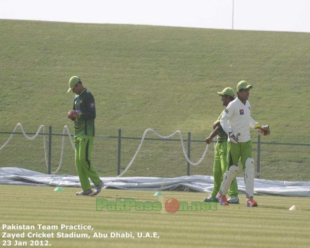 Pakistan's Training Session at Shiekh Zayed Stadium | Abu Dhabi | 23 Januar