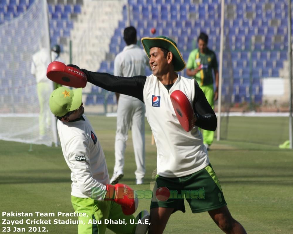 Pakistan's Training Session at Shiekh Zayed Stadium | Abu Dhabi | 23 Januar