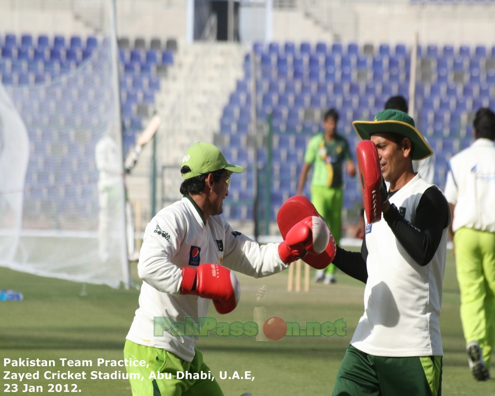 Pakistan's Training Session at Shiekh Zayed Stadium | Abu Dhabi | 23 Januar