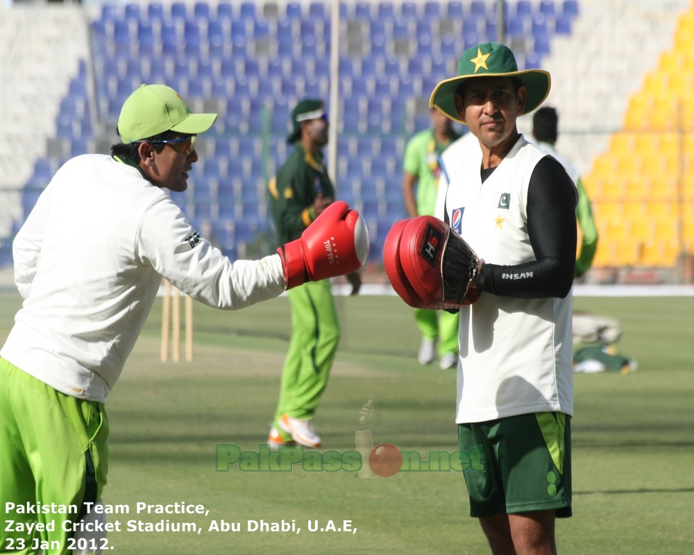 Pakistan's Training Session at Shiekh Zayed Stadium | Abu Dhabi | 23 Januar