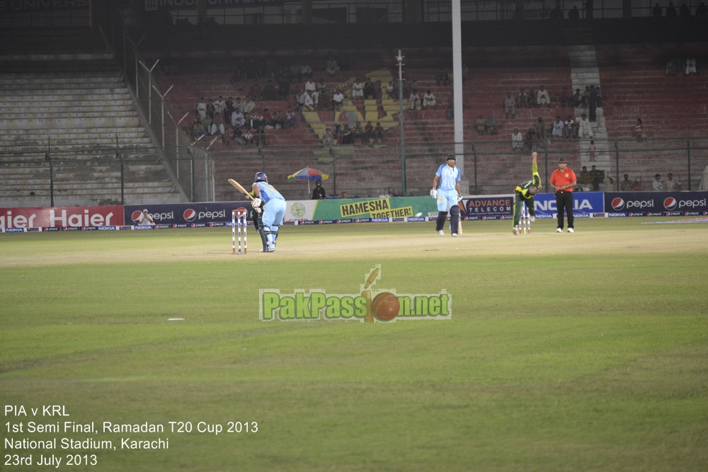 PIA vs KRL - Semi Final - Ramadan T20 Cup 2013