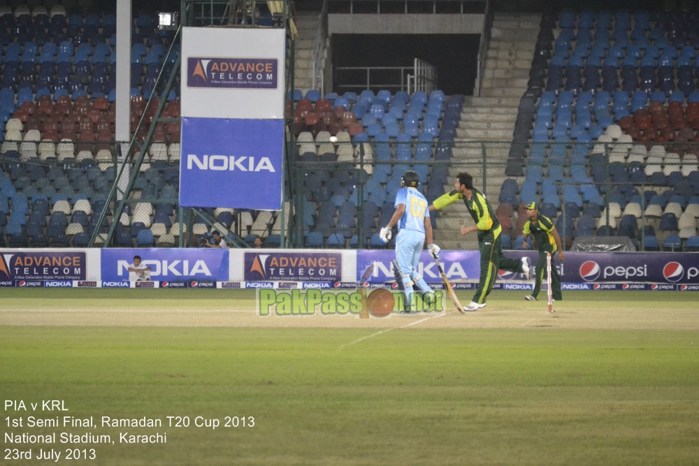 PIA vs KRL - Semi Final - Ramadan T20 Cup 2013