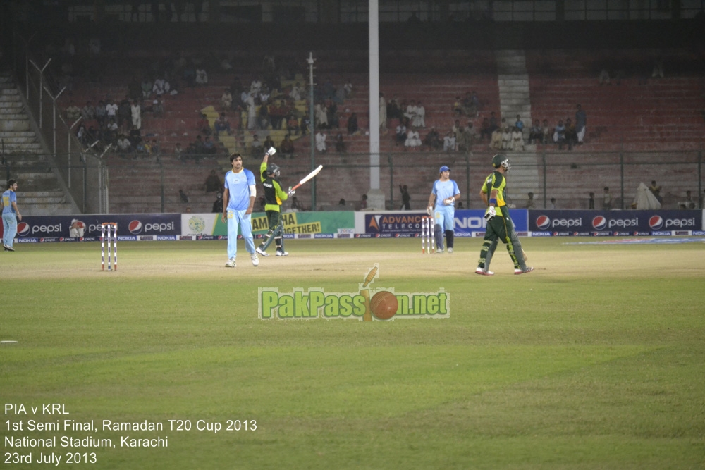 PIA vs KRL - Semi Final - Ramadan T20 Cup 2013