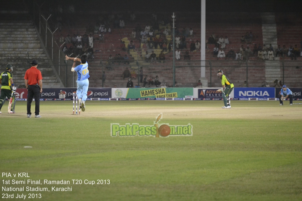 PIA vs KRL - Semi Final - Ramadan T20 Cup 2013