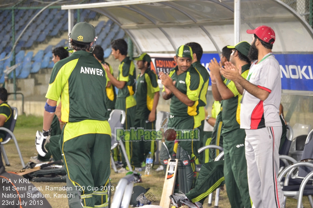 PIA vs KRL - Semi Final - Ramadan T20 Cup 2013