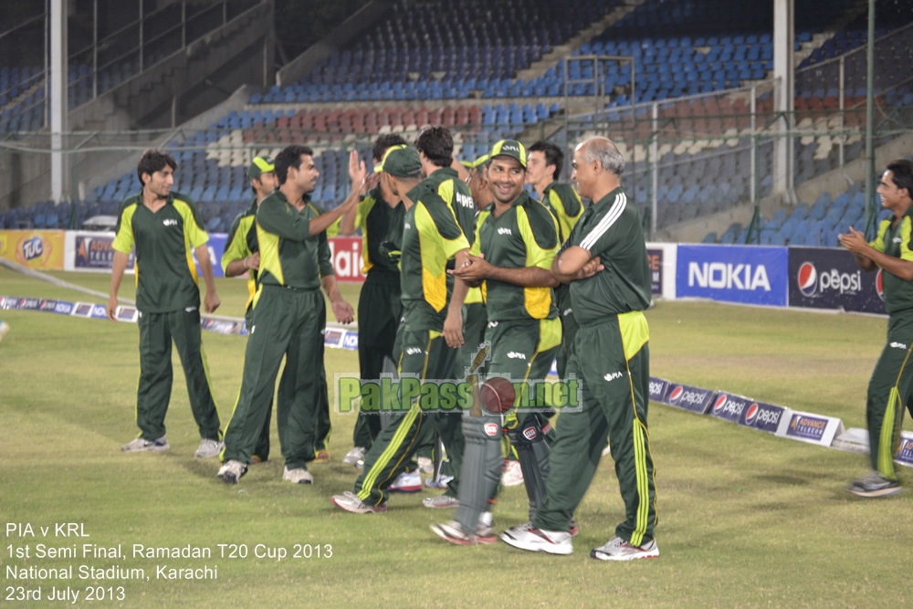 PIA vs KRL - Semi Final - Ramadan T20 Cup 2013