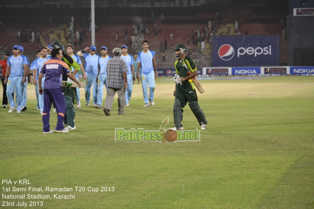 PIA vs KRL - Semi Final - Ramadan T20 Cup 2013