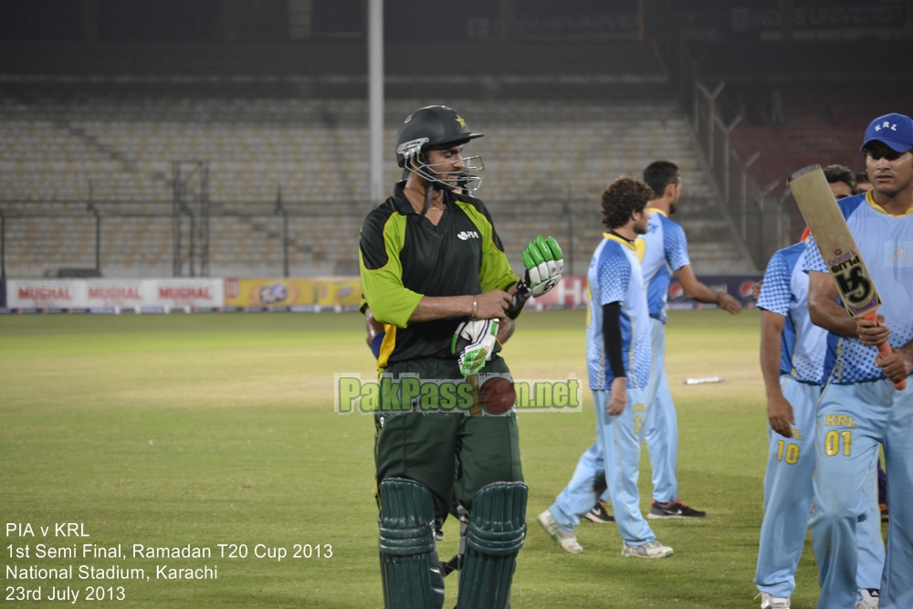 PIA vs KRL - Semi Final - Ramadan T20 Cup 2013