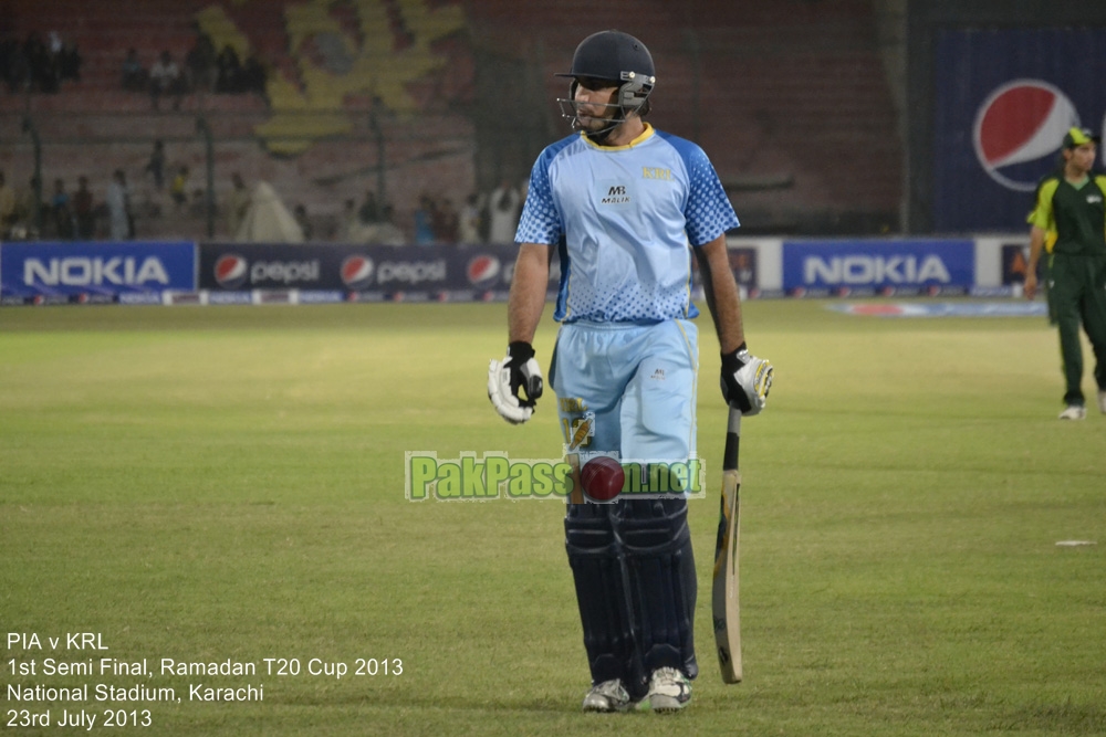 PIA vs KRL - Semi Final - Ramadan T20 Cup 2013