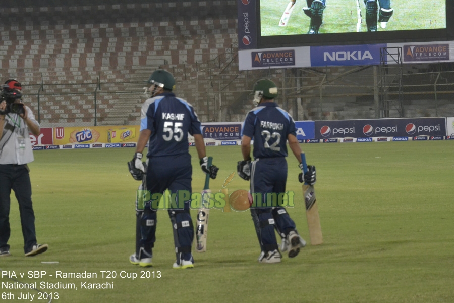 PIA vs SBP - Ramadan T20 Cup 2013