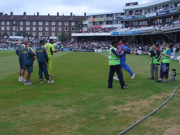 Players Enter the Field of Play