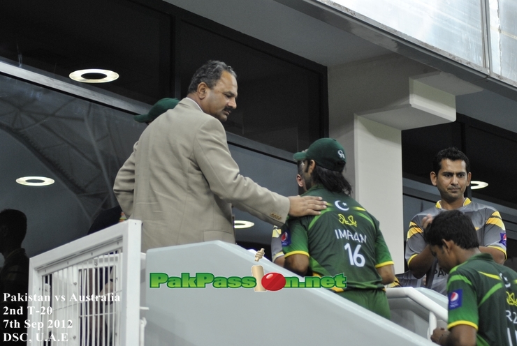 Players returning to dressing room