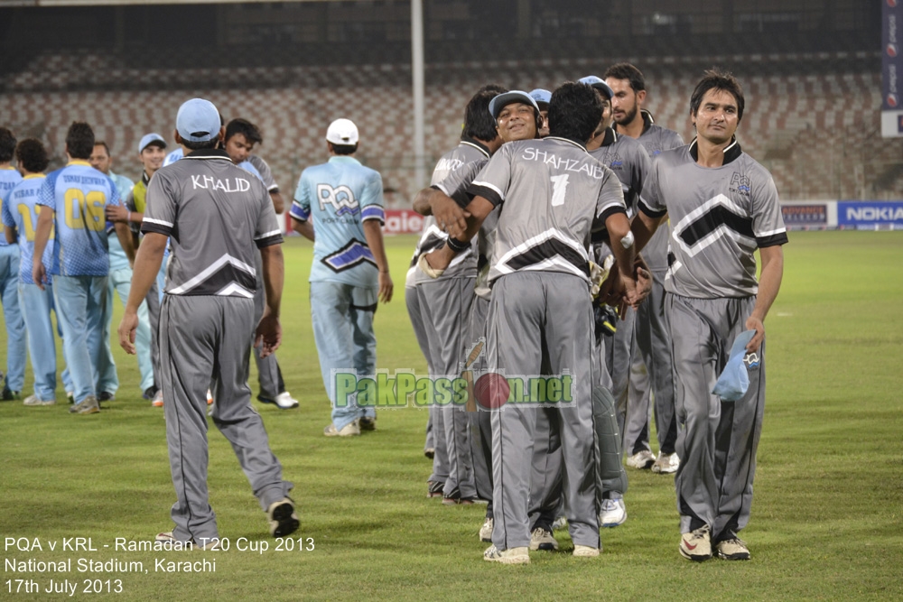 PQA vs KRL - Ramadan T20 Cup 2013