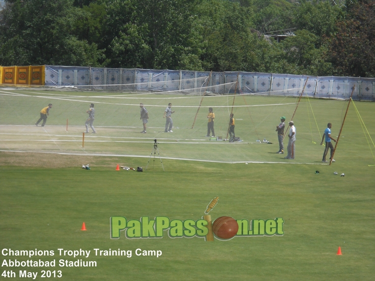 Practice underway at Abbottabad