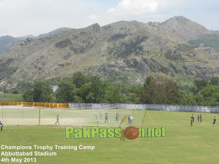 Practice underway at Abbottabad