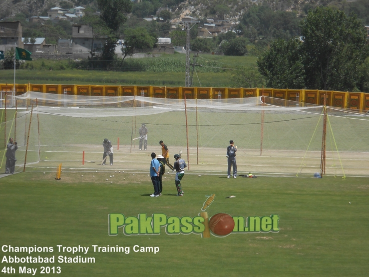 Practice underway at Abbottabad