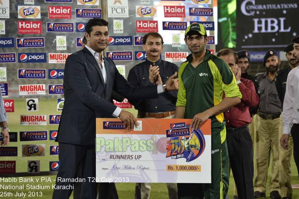 Ramadan T20 Cup Final 2013 HBL v PIA