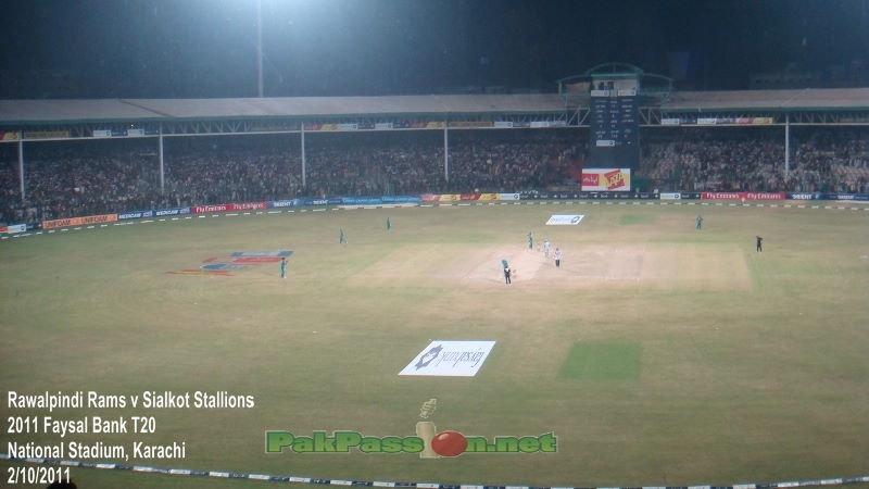 Rams and Stallions Final at the National Stadium, in Karachi.