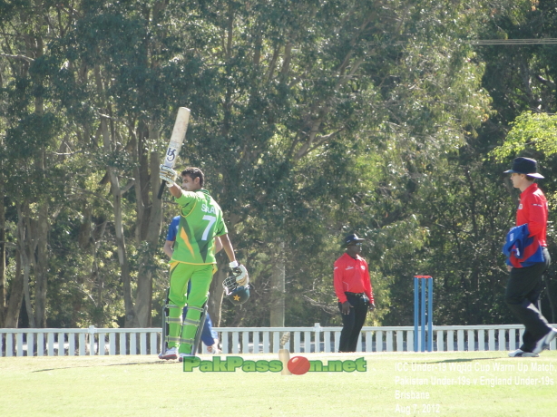 Saad Ali acknowledges the applause