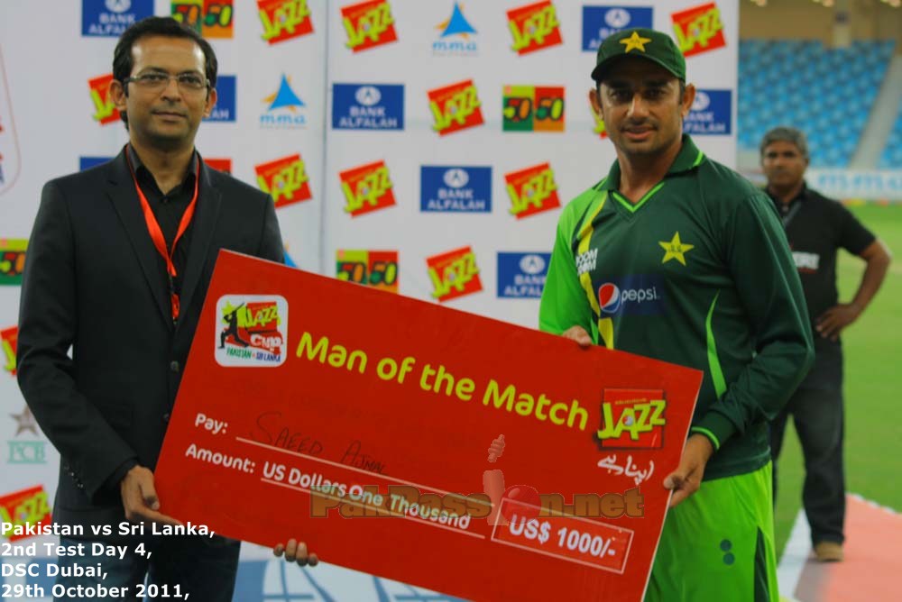 Saeed Ajmal: Man of the Match