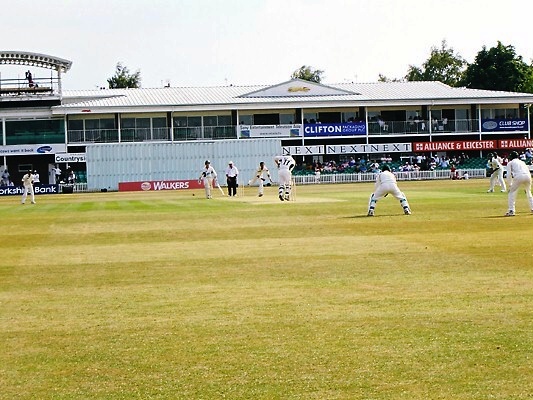 Sami Hurls one Down to the Batsman