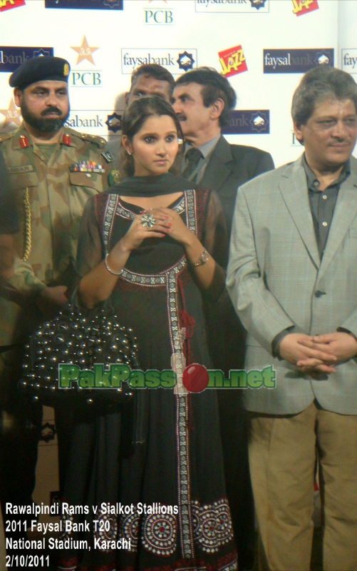 Sania Mirza at the presentation ceremony