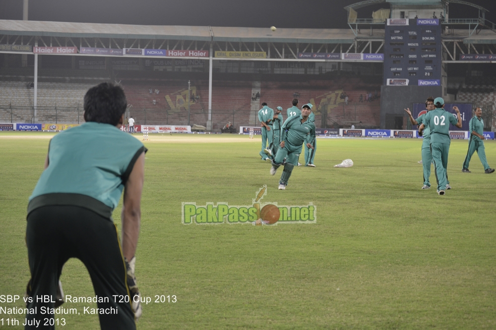 SBP vs HBL - Ramadan T20 Cup 2013