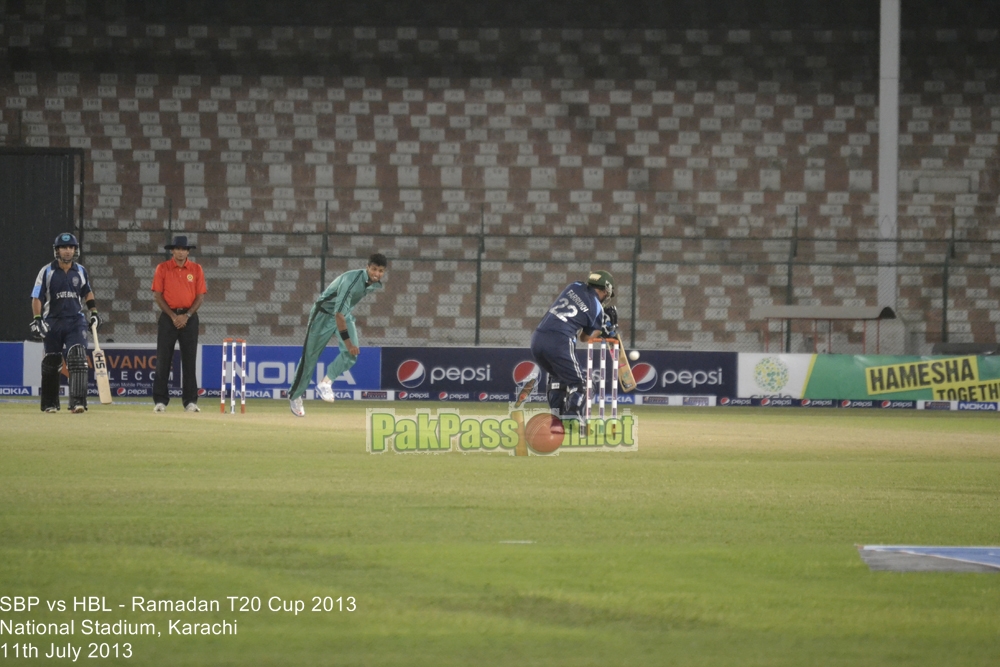 SBP vs HBL - Ramadan T20 Cup 2013