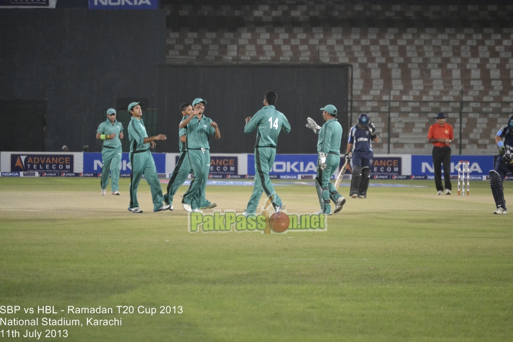 SBP vs HBL - Ramadan T20 Cup 2013