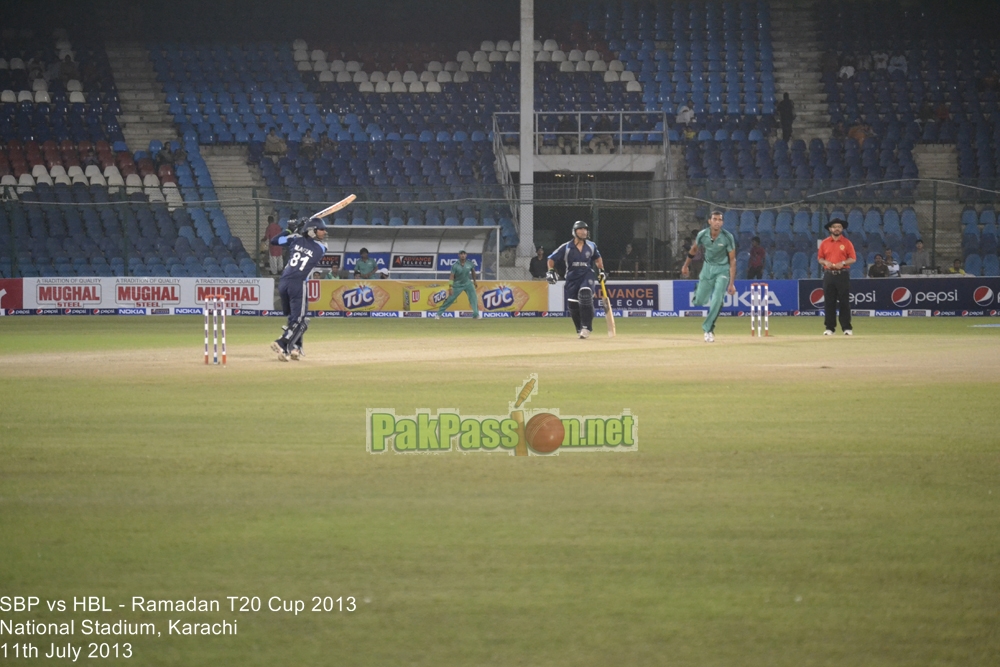 SBP vs HBL - Ramadan T20 Cup 2013