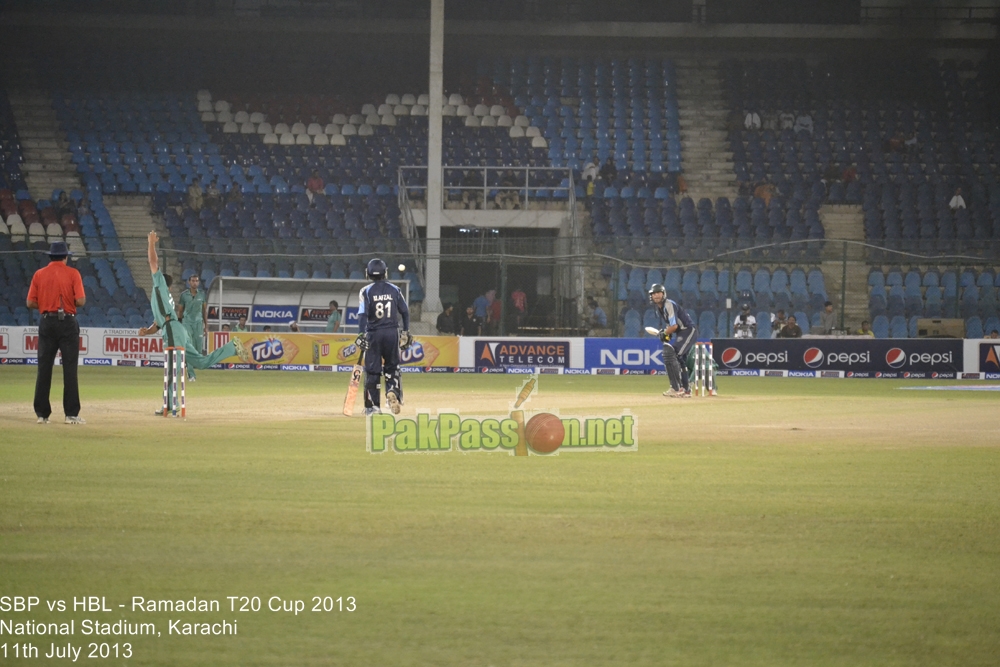 SBP vs HBL - Ramadan T20 Cup 2013