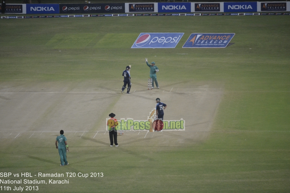 SBP vs HBL - Ramadan T20 Cup 2013