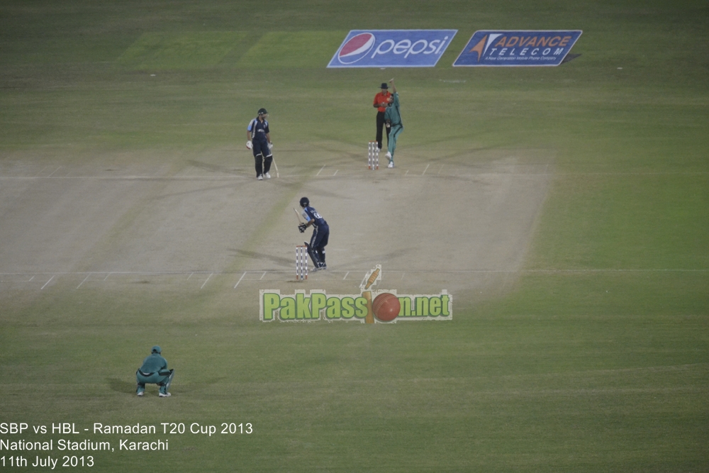 SBP vs HBL - Ramadan T20 Cup 2013