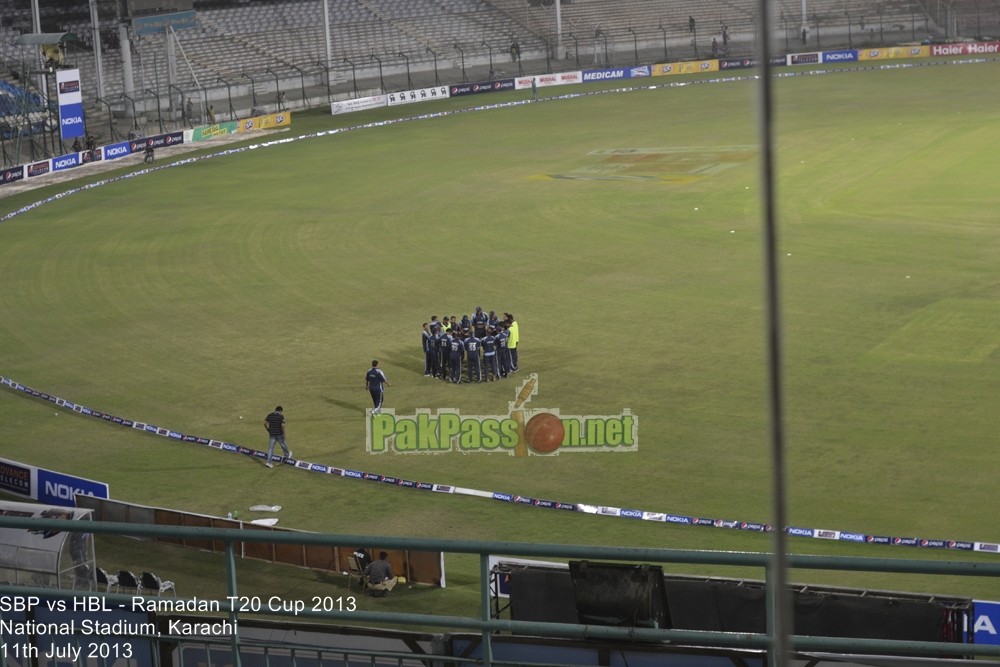 SBP vs HBL - Ramadan T20 Cup 2013