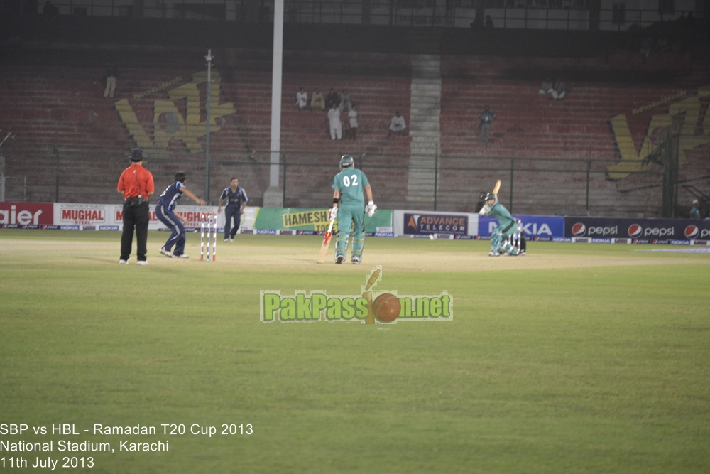 SBP vs HBL - Ramadan T20 Cup 2013