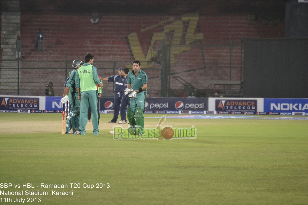 SBP vs HBL - Ramadan T20 Cup 2013