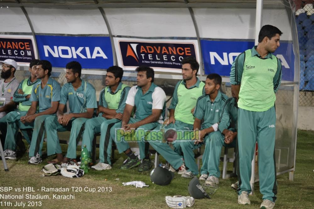 SBP vs HBL - Ramadan T20 Cup 2013