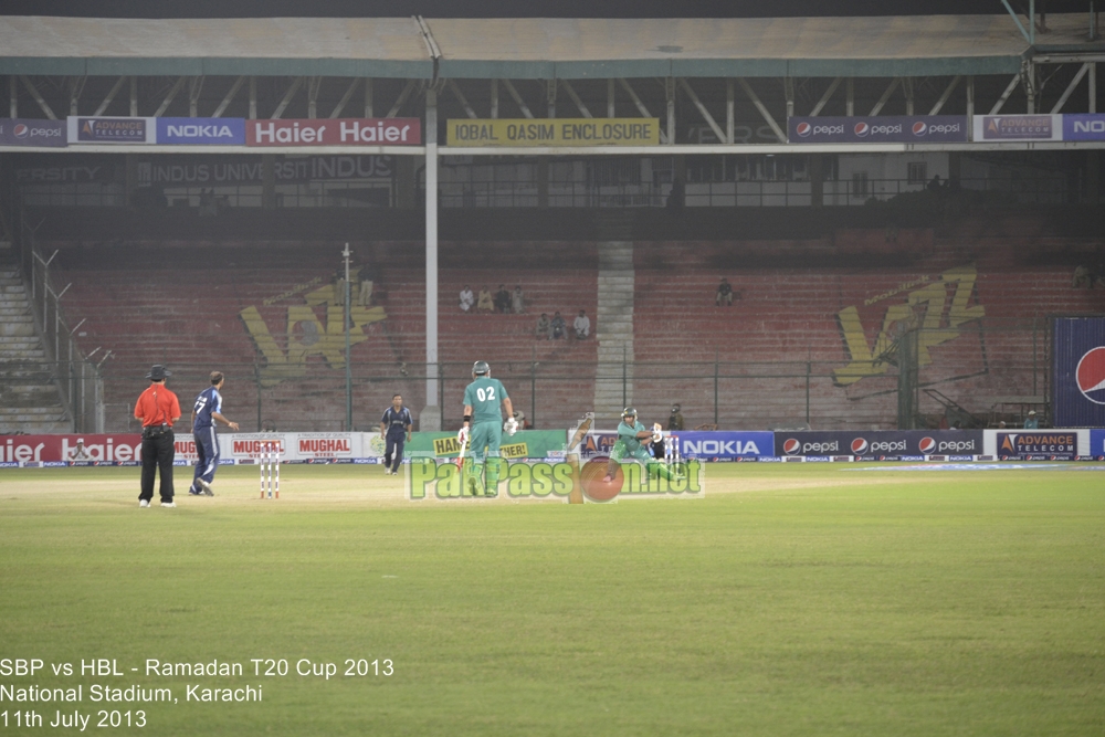 SBP vs HBL - Ramadan T20 Cup 2013