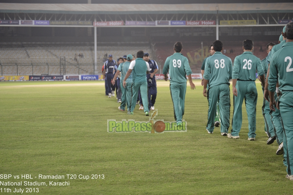 SBP vs HBL - Ramadan T20 Cup 2013